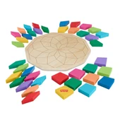 HXT94 Fisher-Price Ahşap Mandala Yapboz - 2