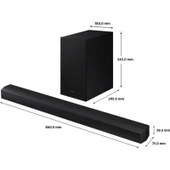 Samsung HW-B650D 3.1 Kanal 370 W Soundbar - 1
