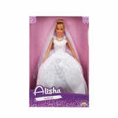 3381 SUN-RST-SIS-Gelinlikli Manken Bebek Alisha 29 cm - Sunman - 1
