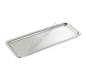 Hsgl Çelik Pastane Servis Tepsisi No:1 33cm x 13cm - 2