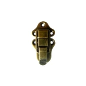 Sandık, Kutu Klipsi, Ön Kilidi - 72x40mm, Antik, 1 Adet - 1