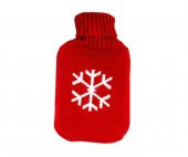 Haiti Özel Kılıflı Termofor 2000ML Büyük Boy Sıcak Su Torbası Kırmızı - 1