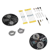 DC 6V LED Dönen Gyro Yanıp Sönen Işıklar Hobi Devresi DIY Lehimleme Kiti - Demonte(Montesiz) thumbnail 6