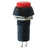 IC-186 YUVARLAK BASMALI 12MM KALICILI BUTON ANAHTAR PBS-11A-B (5047) - 1