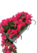 Nettenevime Yapay Çiçek Fuşya Begonvil Sarkan Menekşe Antrasit Küpeşte Askılı Saksıda Balkon Çiçeği Çiçek Sepeti thumbnail 3
