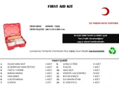 Küçük İlk Yardım Seti First Aid Kit (5047) - 2