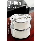 Sefer Tası Paslanmaz Çelik Yemek Kabı 17 cm 2 LİTRE - 2