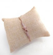 Asansörlü Swarovski Taşlı Kurt Kafası Bileklik Ayarlanabilir 9562 thumbnail 3