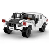 C55022W CADA Humvee Jeep Blok Seti 328 Parça-Vagon life - 2
