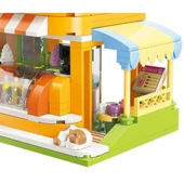 KP28017 Keeppley Kitten Juice Shop Blok Seti 315 Parça -Vagonlife thumbnail 5
