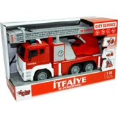 Vardem 1:12 Sürtmeli Sesli Işıklı Su Püskürtmeli Itfaiye WY851A thumbnail 2