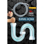Profesyonel Kanal Açma Sprali  Kanal Gider Tıkanık Açıcı 5 mt - 2