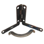 Makaslı Menteşe - 16x36x76mm, Oksit, 100 Adet - 1