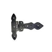 Antika Tarz Dekoratif Pirinç Kuyruklu Düğmeli Menteşe No1 - 117x142 Mm, Oksit - 1