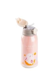 KAKE PEMBE TAVŞAN DESENLİ ÇİFT KAPAKLI ÇOCUK TERMOSU 600ML - 2