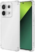 Xiaomi Redmi Note 13 Pro 5G Uyumlu Darbe Önleyici Sararmaya Dayanıklı Airbag Korumalı Ultra Slim TPU Şeffaf Silikon Kılıf - 6