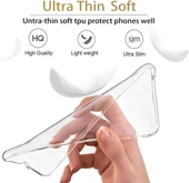 Xiaomi Redmi Note 13 Pro 5G Uyumlu Darbe Önleyici Sararmaya Dayanıklı Airbag Korumalı Ultra Slim TPU Şeffaf Silikon Kılıf - 4