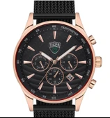 TI-2115MSRS SAFİR CAMLI TIGER ÇELİK ERKEK SAATİ thumbnail 2