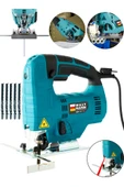 Professional Devir Ayarlı Dekupaj Bıçkı Testere Makinası Bakır Sargılı  Lazerli 1200 W Mavi - 1