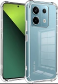 Xiaomi Redmi Note 13 Pro 5G Uyumlu Darbe Önleyici Sararmaya Dayanıklı Airbag Korumalı Ultra Slim TPU Şeffaf Silikon Kılıf - 1