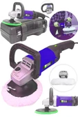 Devir Ayarlı Polisaj Makinesi 1800 Watt 180mm 6 Kademeli Pasta Cila Kiti - 1