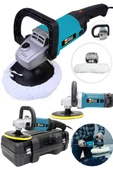 Devir Ayarlı Polisaj Makinesi 1800 Watt 180mm 6 Kademeli Pasta Cila Kiti Hediye - 2