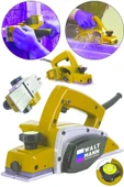 Germany Thecnology 3000 Watt Çift Bıçaklı Planya Makinası 16000 Rpm SARI - 1