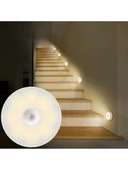 V-009 Hareket Sensörlü Usb Şarjlı Led Işık Lamba-oda, Mutfak, Salon Ve Merdiven Işıklandırma thumbnail 1