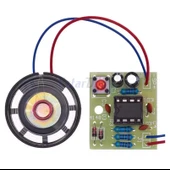 DC 5V Ding Dong Kapı Zili NE555 Hobi Devresi DIY Lehimleme Kiti - Demonte(Montesiz) thumbnail 8