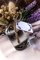 50 Adet Söz Nişan Nikah Düğün Nikah Şekeri Esanslı Koku Şişesi - 3