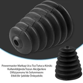 Powermaster PM-20809 Matkap Ucu Toz Tutucu Körük Siyah - 5