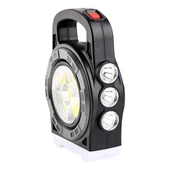 Powermaster HB-6678C Cob Ledli 20 Watt 3 Kademeli Şarjlı USB Çıkışlı Solar Lamba - 3