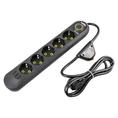 Vea VA-21561 5'Li 3 USB'li 1.5 Metre Akım Korumalı Priz Siyah - 3
