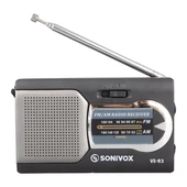 Sonivox VS-R3 Analog Radyo Siyah Renk - 1