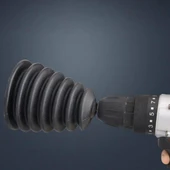 Powermaster PM-20809 Matkap Ucu Toz Tutucu Körük Siyah - 3