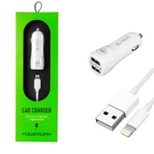 Powerway 3.1A İphone Araç Çakmaklık Şarj Aleti X3 - 1