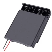 Powermaster  4'Lü AA Kapaklı Switch'li Pil Yuvası (IC-233F) - 2