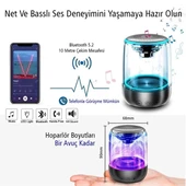Magicvoice MV-24695 600 Mah Taşınabilir RGB Mikrofonlu AUX/TF/Bluetooth 3 Watt Hoparlör - 2