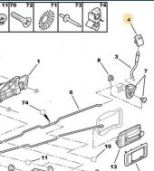 Kapı Kilit Butonu Peugeot 106 9162.44 - 2