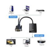 Fully G-537K VGA To HDMI Çevirici Adaptör 3.5 Mm Ses Girişli - 2