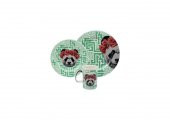 Gordion M06117 18 Parça Yemek Takımı Kaplan-Panda-Zebra - 4