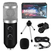Haiki HK-100 3.5Mm Masaüstü Kondenser Stüdyo Podcast Yayıncı Mikrofonu 3 Metre Kablolu - 4