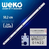 GJ-2K16-490-D712-P5-R - 01N22 - (50.2 Cm) -  6 Ledli - (WK-906) - Tv Led Bar - 1
