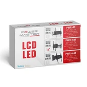 Powermaster PWR-H41 22''-55'' Çift Kollu Kilitli Hareketli Duvar Askı Aparatı - 2