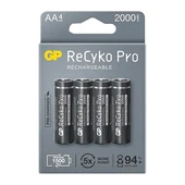 Gp Recyko Pro AA 2000 Mah Şarjlı 4'Lü Pil - 1