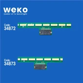 Wkset-5288 34872X1 34873X1 55 Art Tv Rev 0.0 2 Adet Led Bar 3V (72Led) - 3