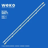 Wkset-5071 34897X1 34898X1 2011Svs46_5K6K_H1B_1Ch 2 Adet Led Bar (72Led) - 1