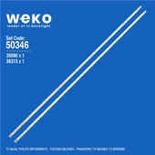Wkset-5346 35690X1 36313X1 V580D1-Ls1-Trem7/V580D1-Ls1-Tlem7 2 Adet Led Bar (64Led) - 1