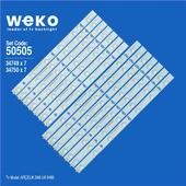 Wkset-5505 34749X7 34750X7 Arcelik_48_Zkn60600 Zkp6060 14 Adet Led Bar - 1