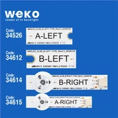 Wkset-5481 34526X4 34612X2 34614X2 34615X4 480Dled_Slim 12 Adet Led Bar - 2